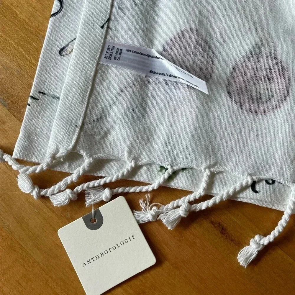 NWT Anthropologie Anwen Herb Dishtowel